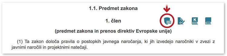 Obrazložitev zakonodaje po členih